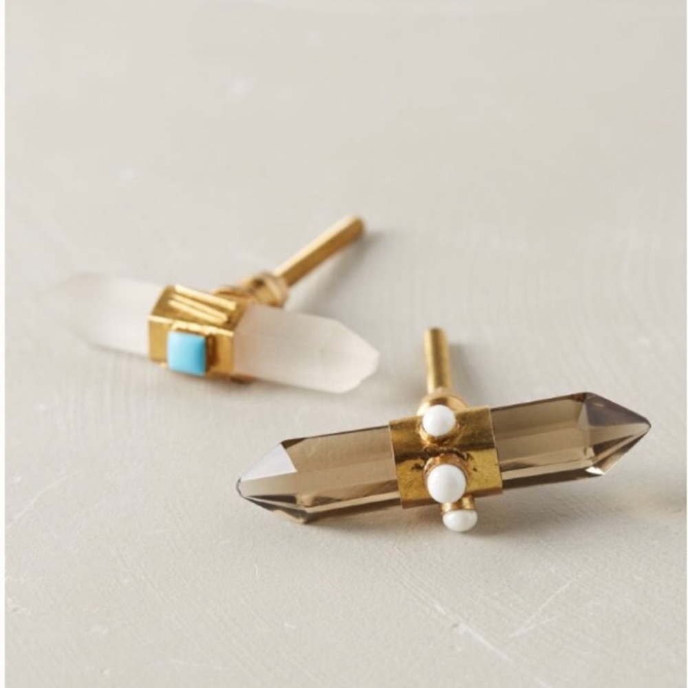 ANTHRO 4pk Crystal Bar Hardware Knobs